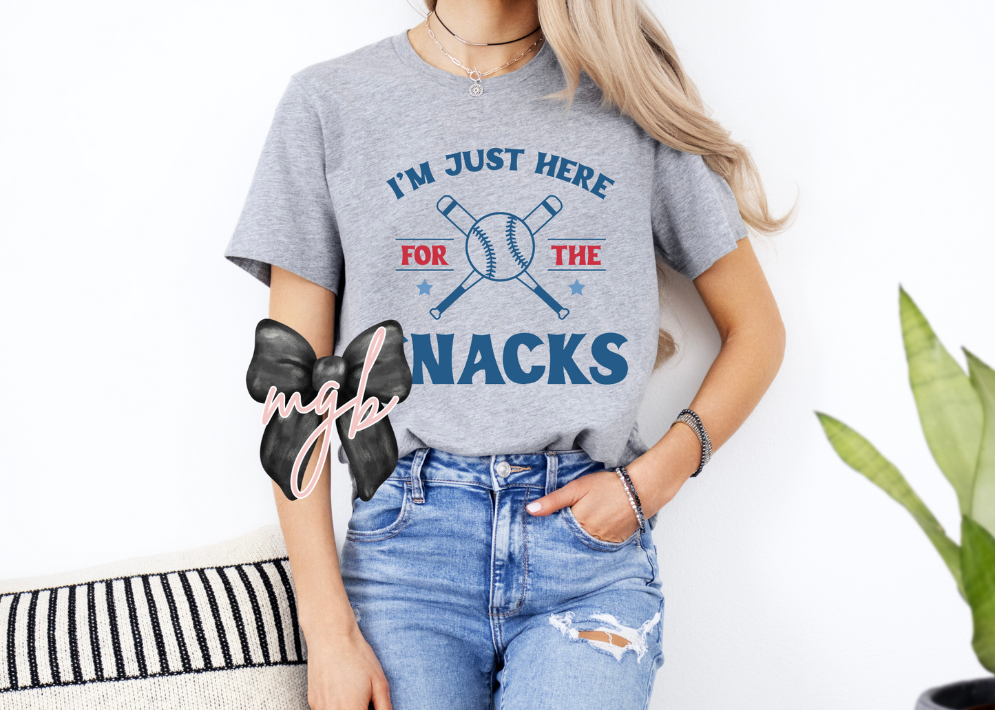 here for the snacks