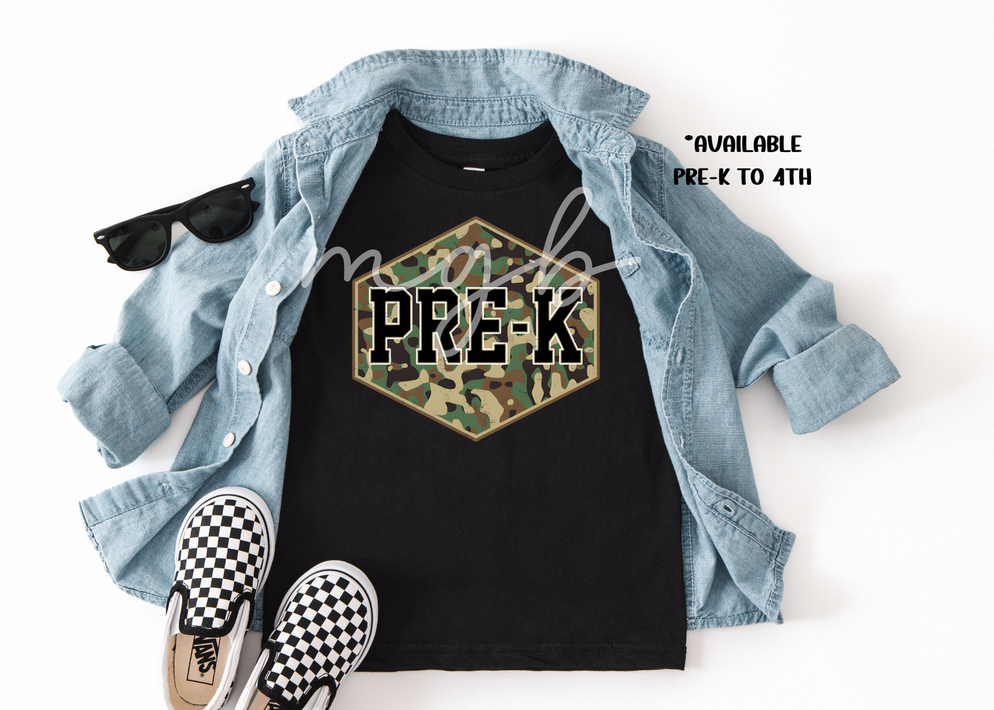 camo back to school (pre-k - 4th)