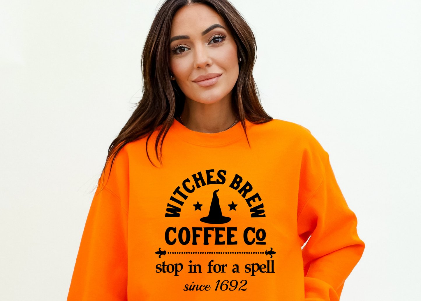 witches brew (orange) crewneck