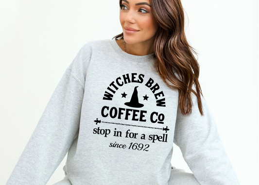 witches brew (grey) crewneck