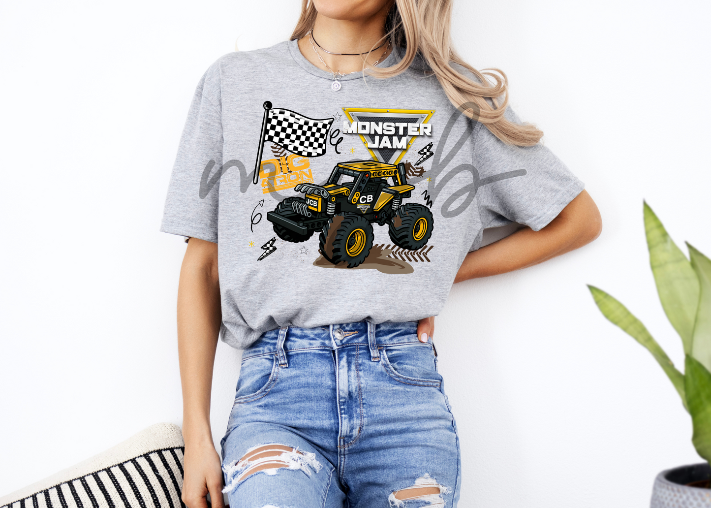 flags and MJ - tee