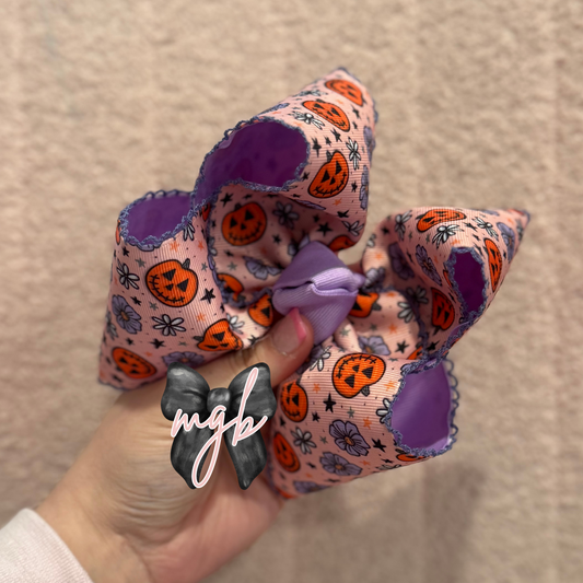 flowers & pumpkins - large