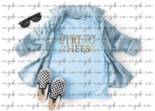 open my string cheese