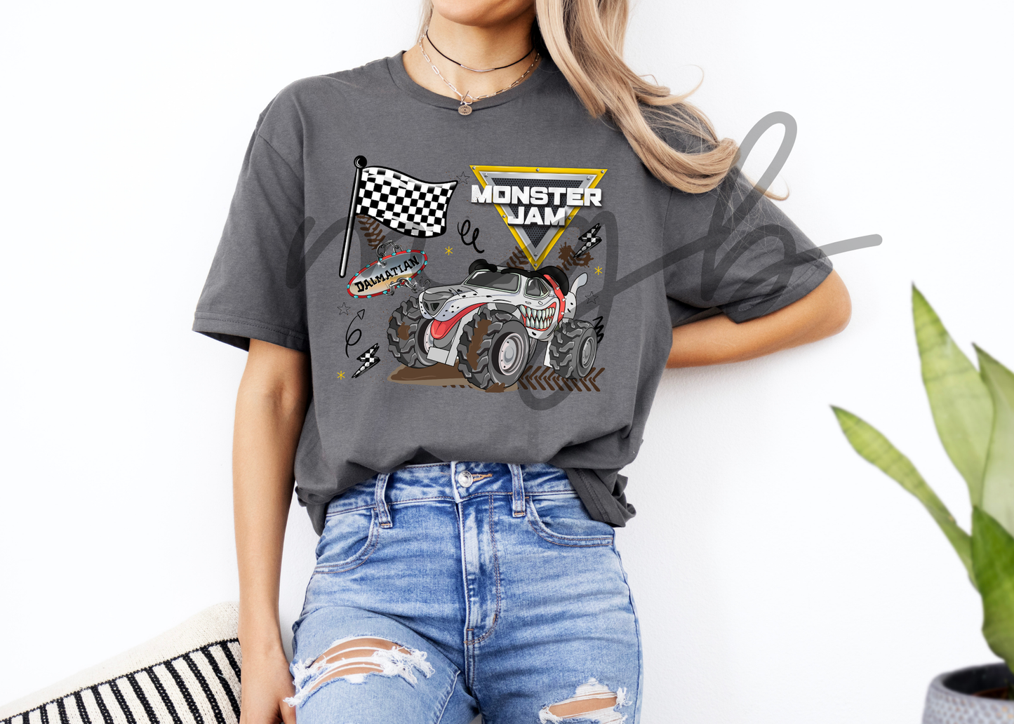 flags and MJ - tee