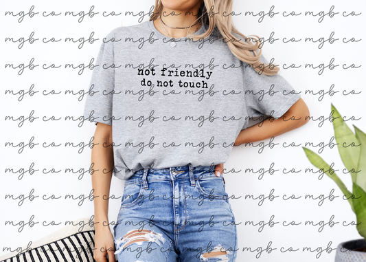 do not touch