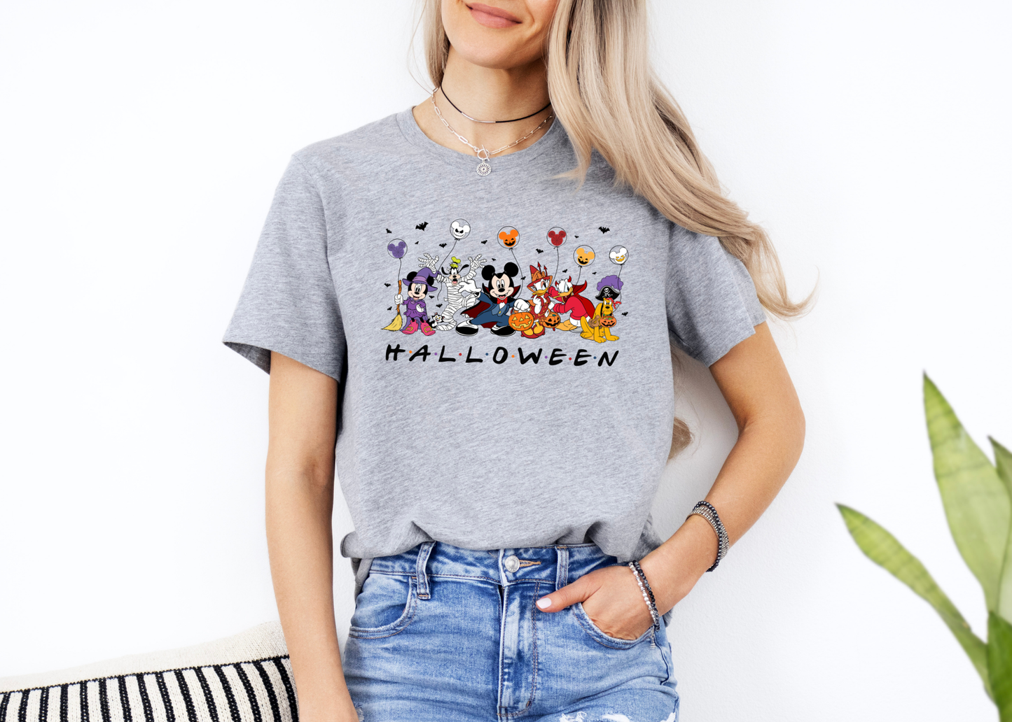 the mouse and friends halloween tee