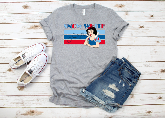 classic snow white tee