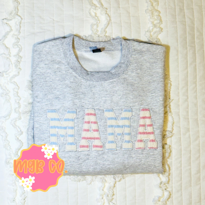 mama memory crew - embroidered