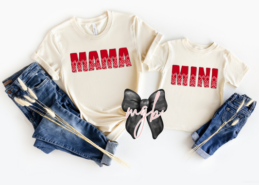 mama | mini sweater tee