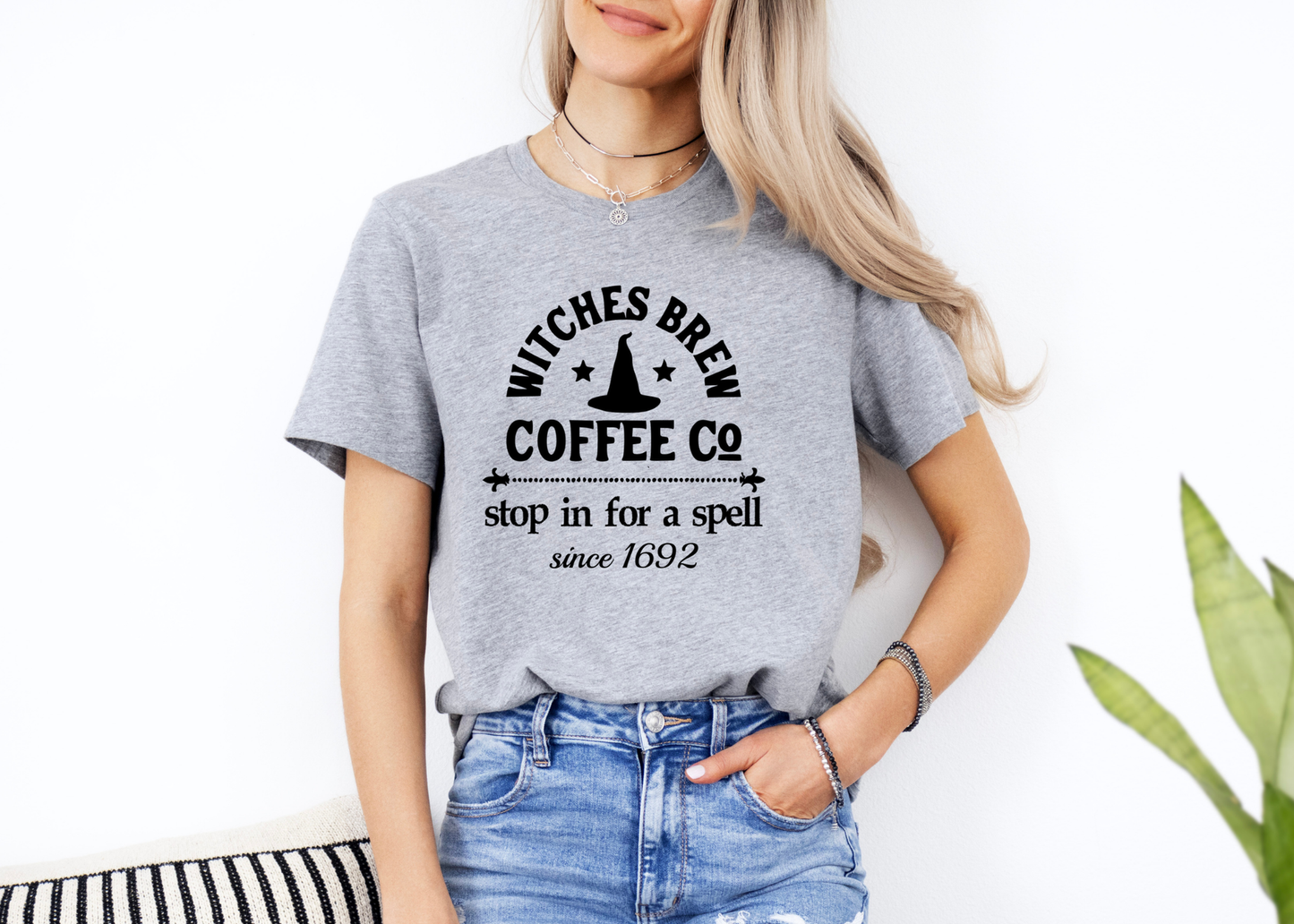 witches brew (grey) tee