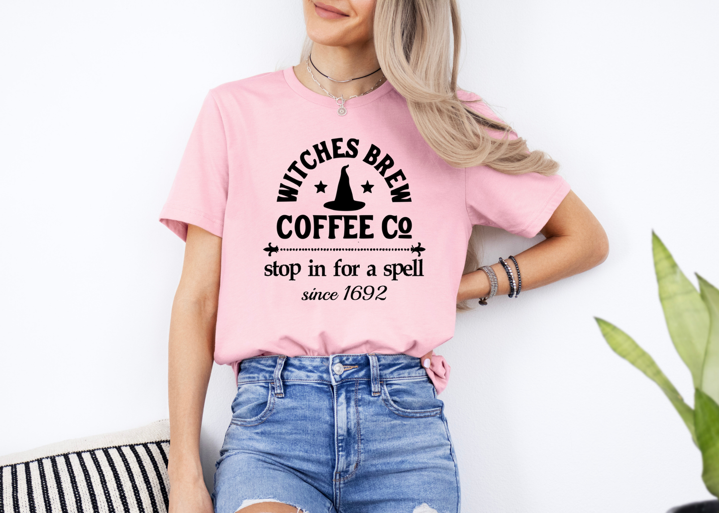 witches brew (pink) tee