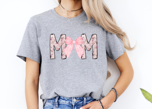 bow mom tee