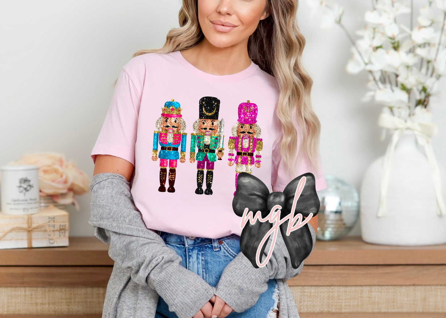 sequin nutcracker - tee