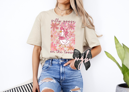 silly goose on the loose (pink)