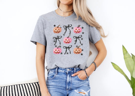 pumpkin coquette tee