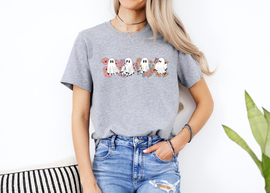 floral ghostie tee