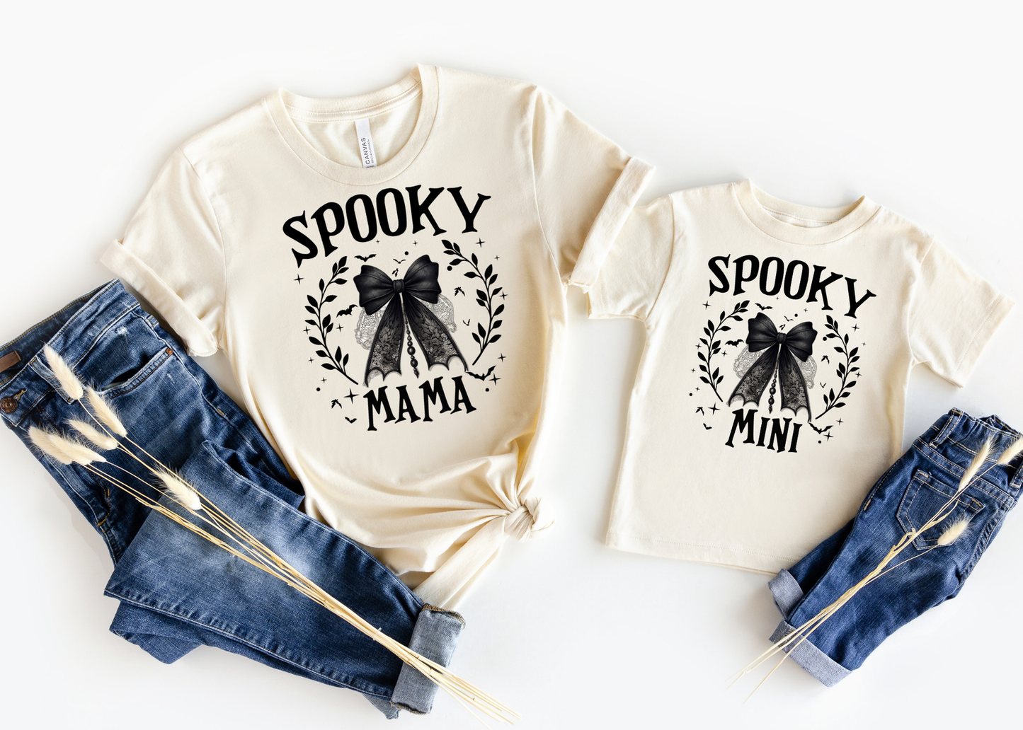 spooky mama/mini tee