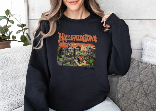 halloweentown (black) crewneck