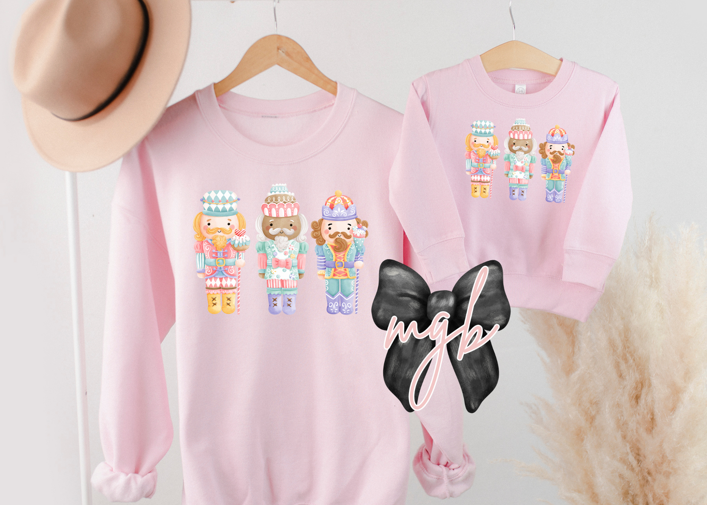 pastel nutcracker crewneck