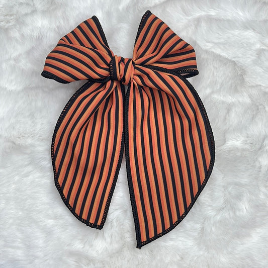 orange and black stripes - large isabelle