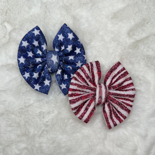 glitter stars and stripes piggies