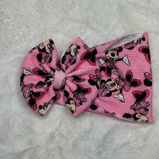 pink mouse - 0-6m wrap