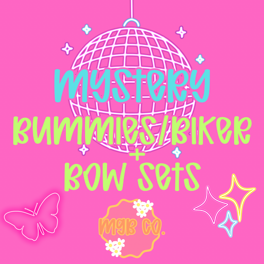 Mystery bummie/biker set