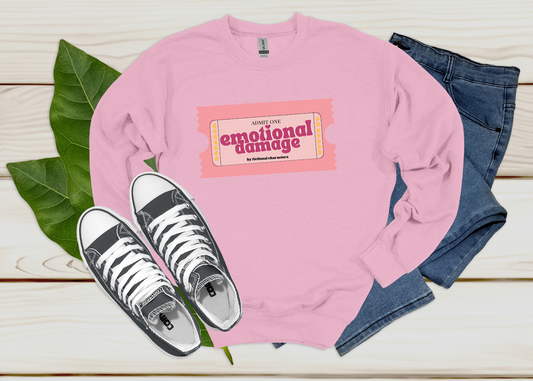 emotional damage - crewneck