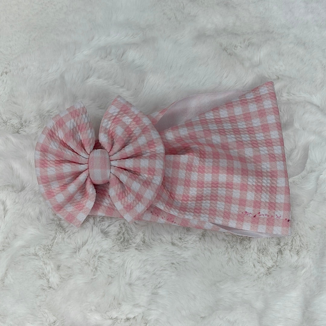 pink plaid - wrap