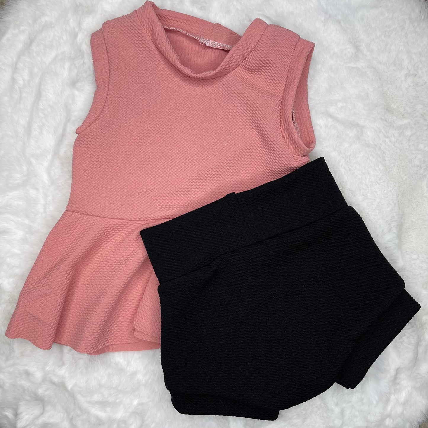 peplum and bummie set