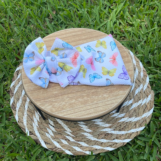 pastel butterflies - wrap