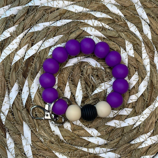 perfect purple wristlet keyring