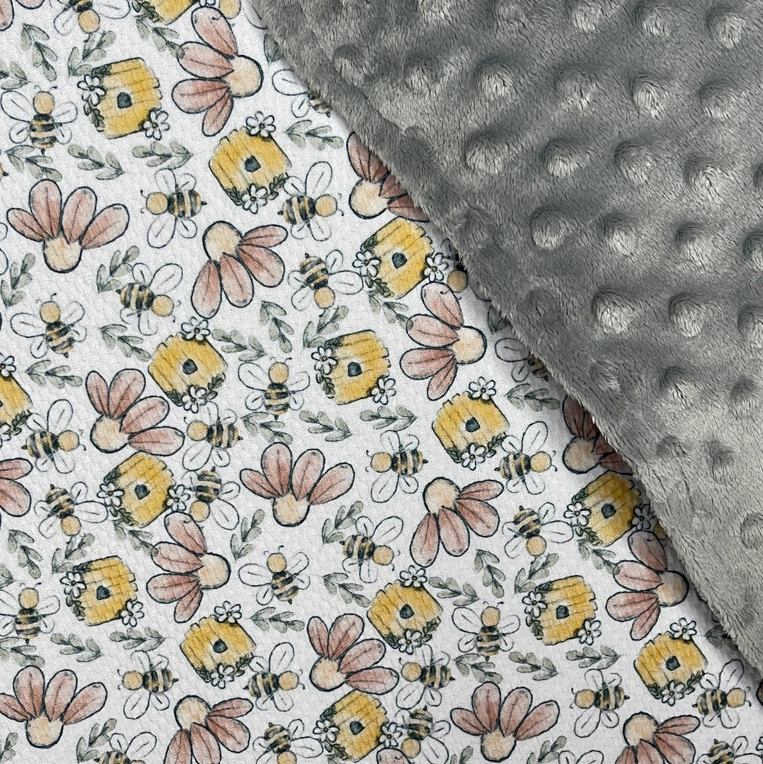 honey bee baby blanket