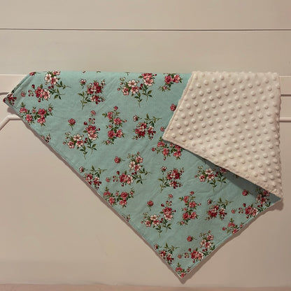 dainty florals baby blanket