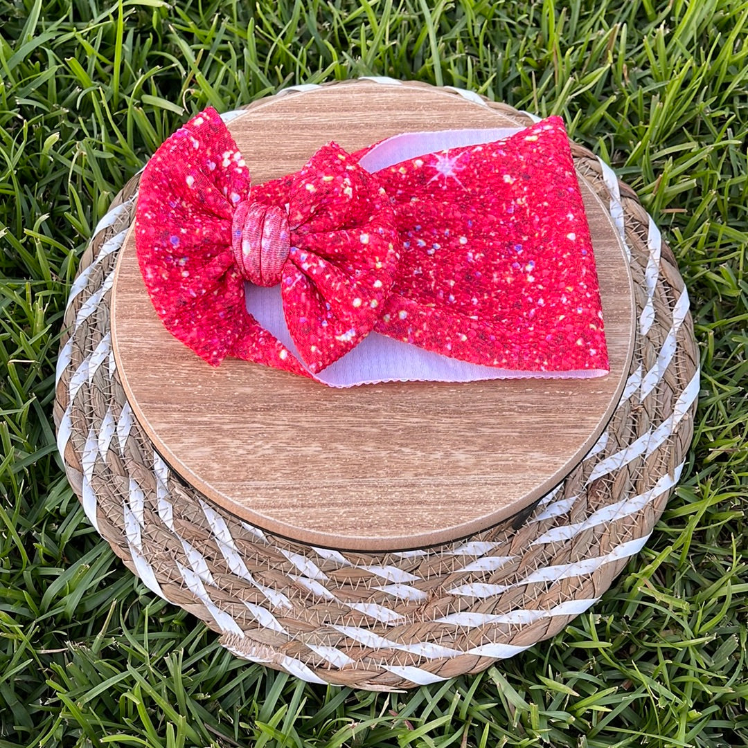 valentines red "glitter" - wrap