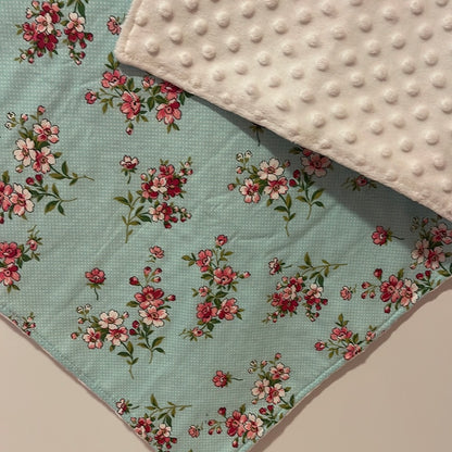 dainty florals baby blanket