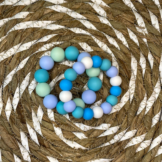 cutie blues teether set