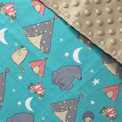 happy camper baby blanket