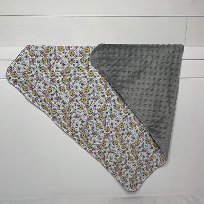 honey bee baby blanket
