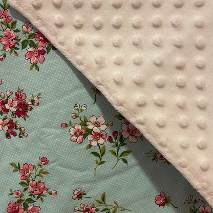 dainty florals baby blanket